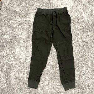 Aritzia community joggers army green